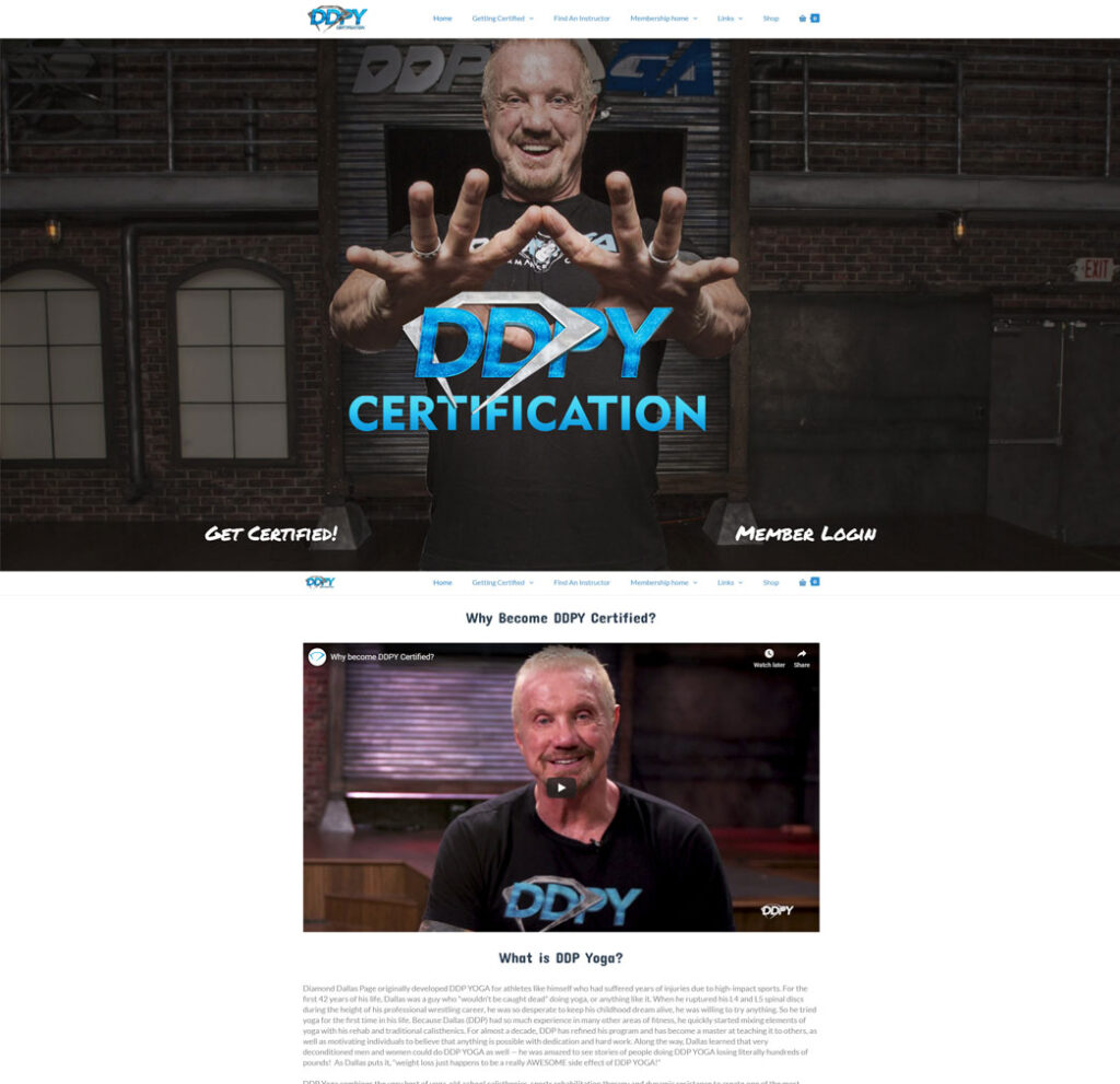 DDPYoga Certiufication